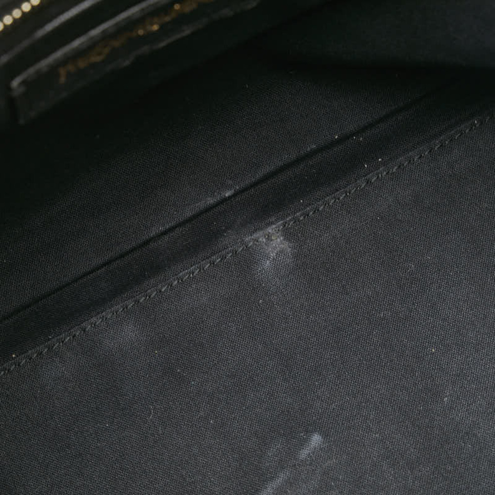 Saint Laurent Cabas Handbag Shoulder Bag Black Leather - Picture 9 of 9